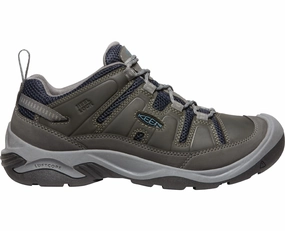 China Hiking Shoes 1026767 Keen Men's Circadia Mid WP Steel Gray/Legion Blue