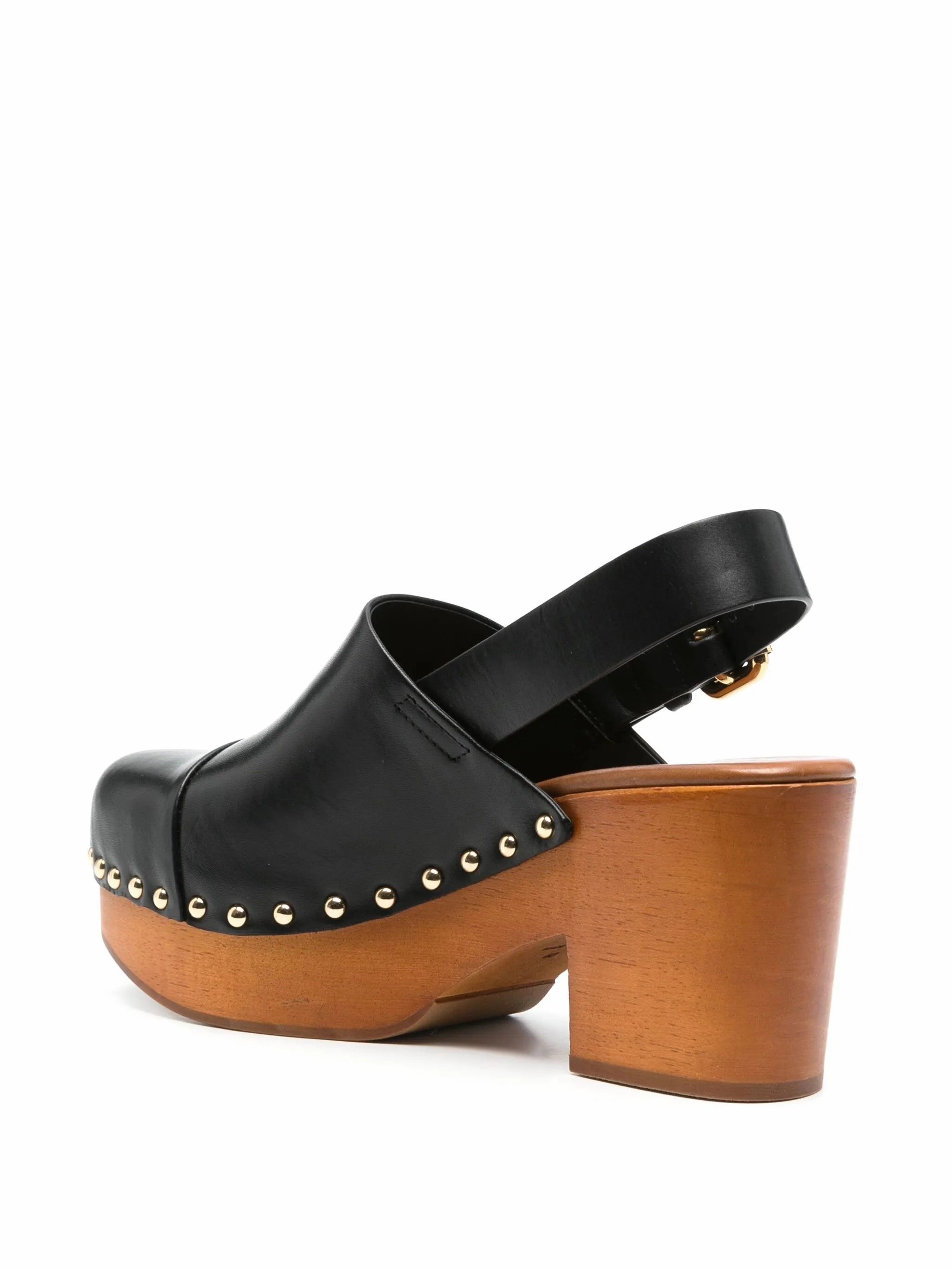 80mm Jeannette clogs Large Buckle Clogs
