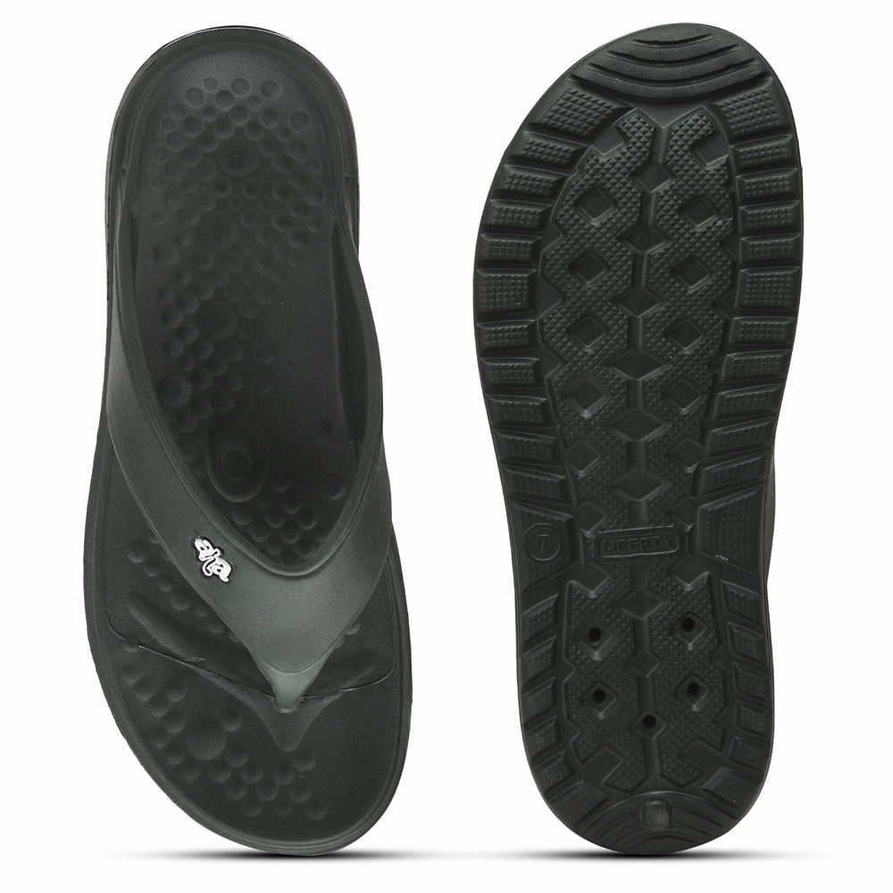 Diy Wedding Flip Flops A-HA Casual Olive Green Flip Flop For Men BEACHTIME By Liberty