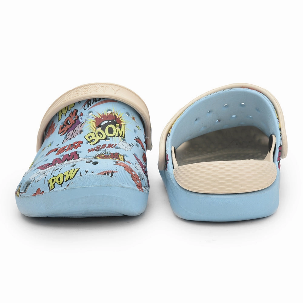 A-HA Sky Blue Clogs For Men LPMXT-810 By Liberty Wedding Guest Sandals