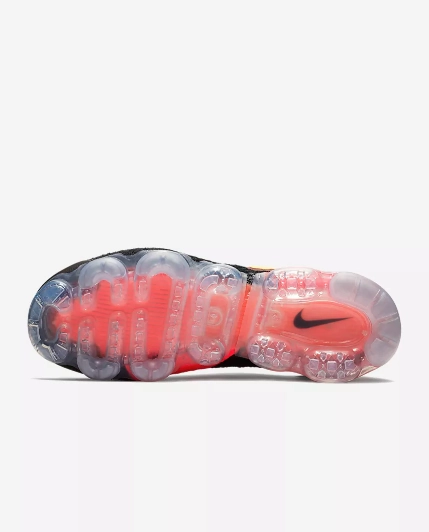 Nike Air Vapormax Flyknit 2 &quot;Laser Orange&quot; Black Shoes Sneakers Men Sale Size US 7, 8, 8.5, 9, 10, 11 Nike Performance Basketball Shoes
