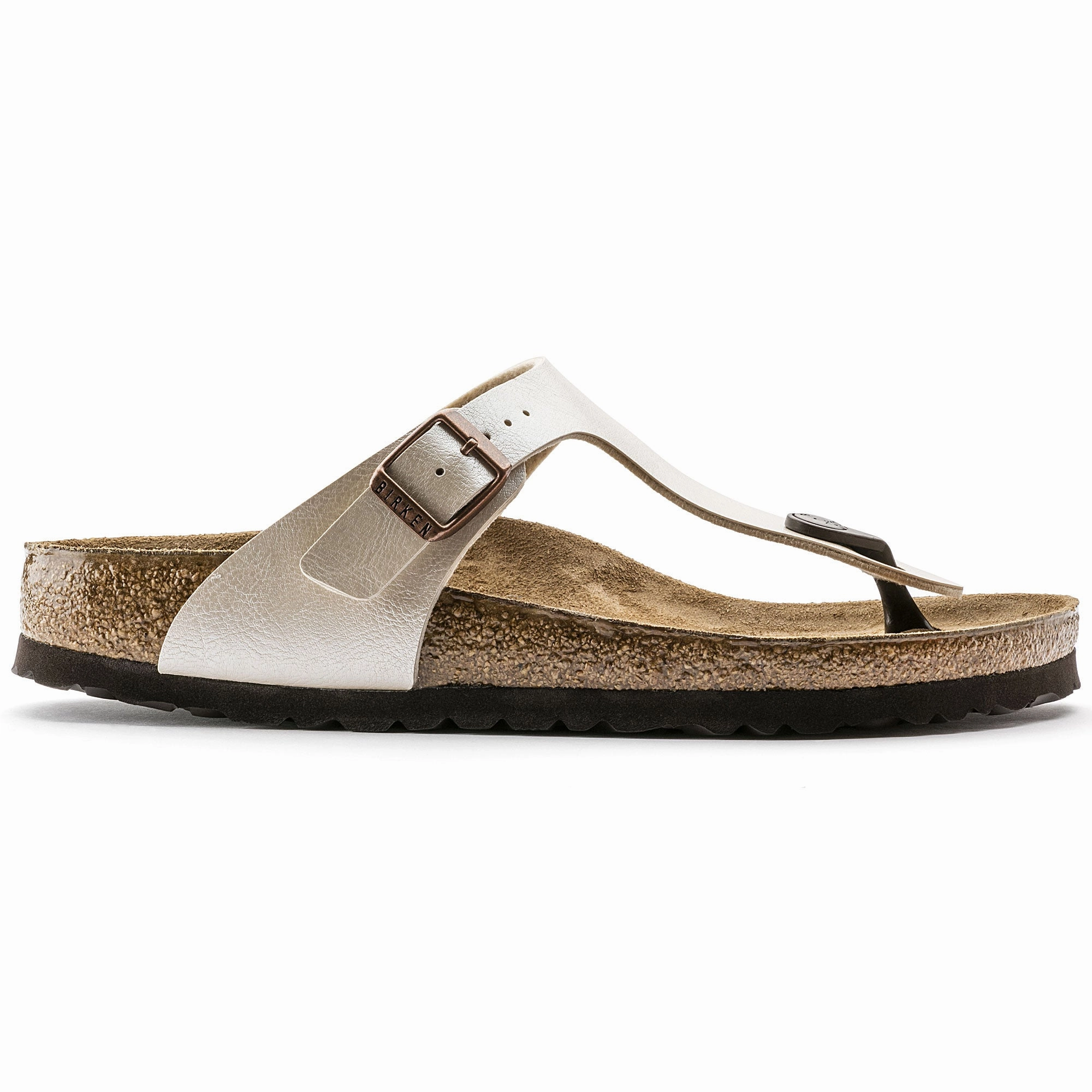 Birkenstock Gizeh BF Graceful Pearl White R 943871 Sandals For Bunions