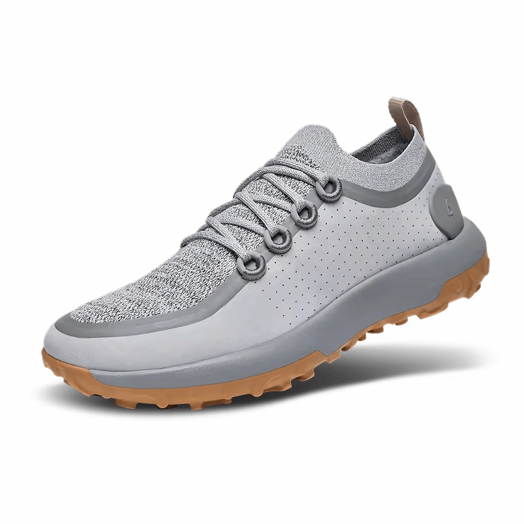 Allbirds Trail Runners SWT - Medium Grey (Rugged Khaki Sole) Best Cushioned Trail Shoe