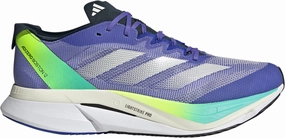 adidas Adizero Boston 12 Mens Running Shoes - Blue Foot Shaped Training Shoes