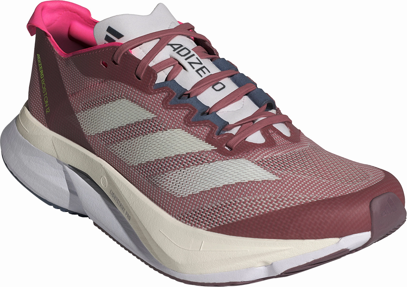 adidas Adizero Boston 12 Womens Running Shoes - Red Best Running Shoes For Training For A Marathon