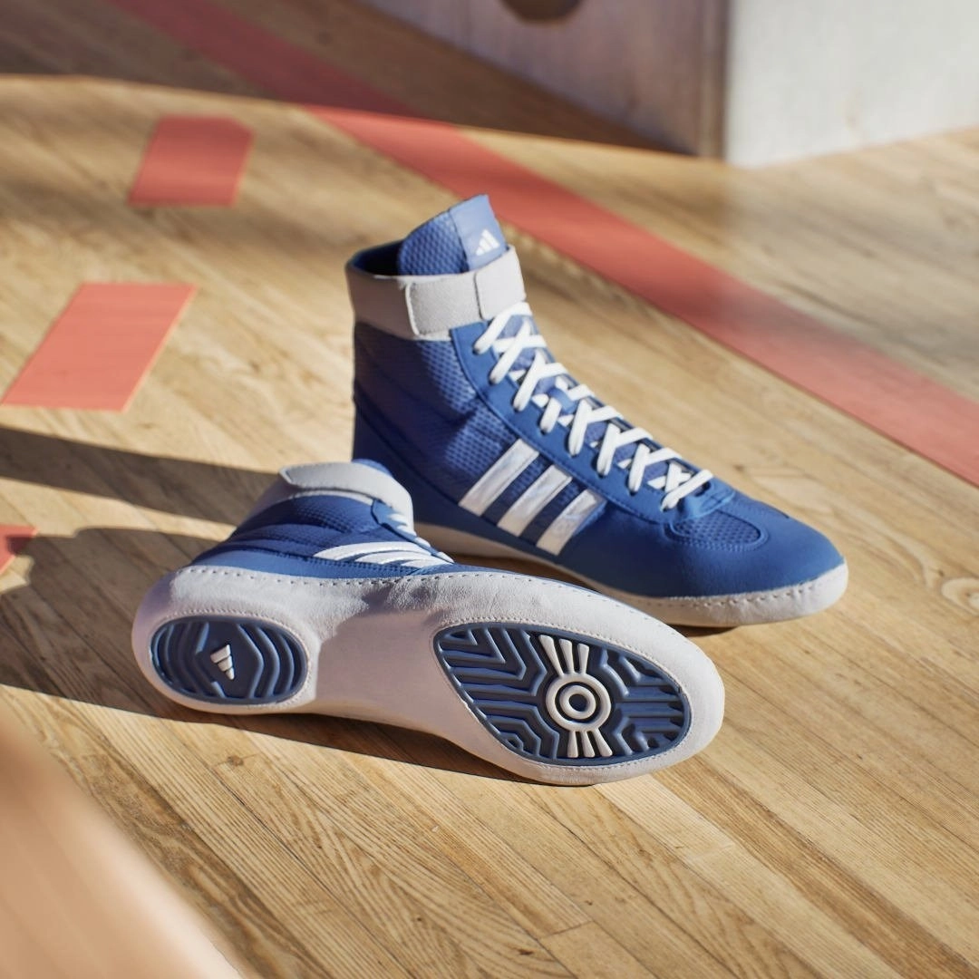 Combat Army Boots adidas Combat Speed 4 Wrestling Shoes Mens Boots MMA Boxing Adult Blue