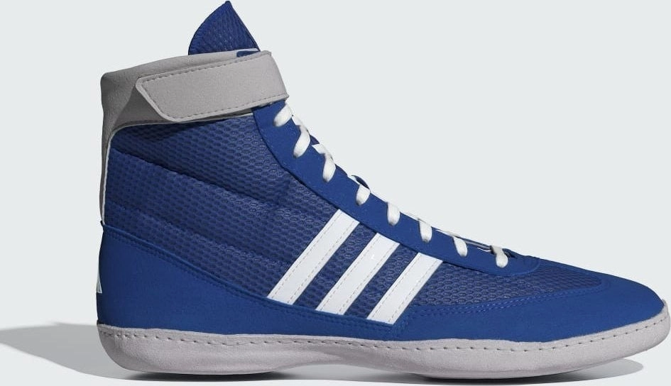 adidas Combat Speed 4 Wrestling Shoes Mens Boots MMA Boxing Adult Blue Zebra Combat Boots