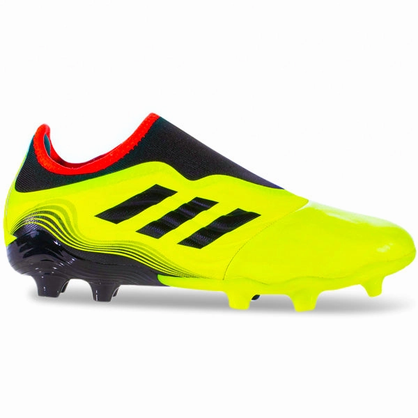 adidas Copa Sense.3 LL FG Soccer Cleats (Team Solar Yellow/Black) Soccer Cleats With The Sock
