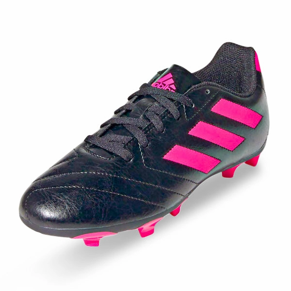 Rare Soccer Cleats adidas Jr. Goletto FG Soccer Cleats (Black/Shock Pink)