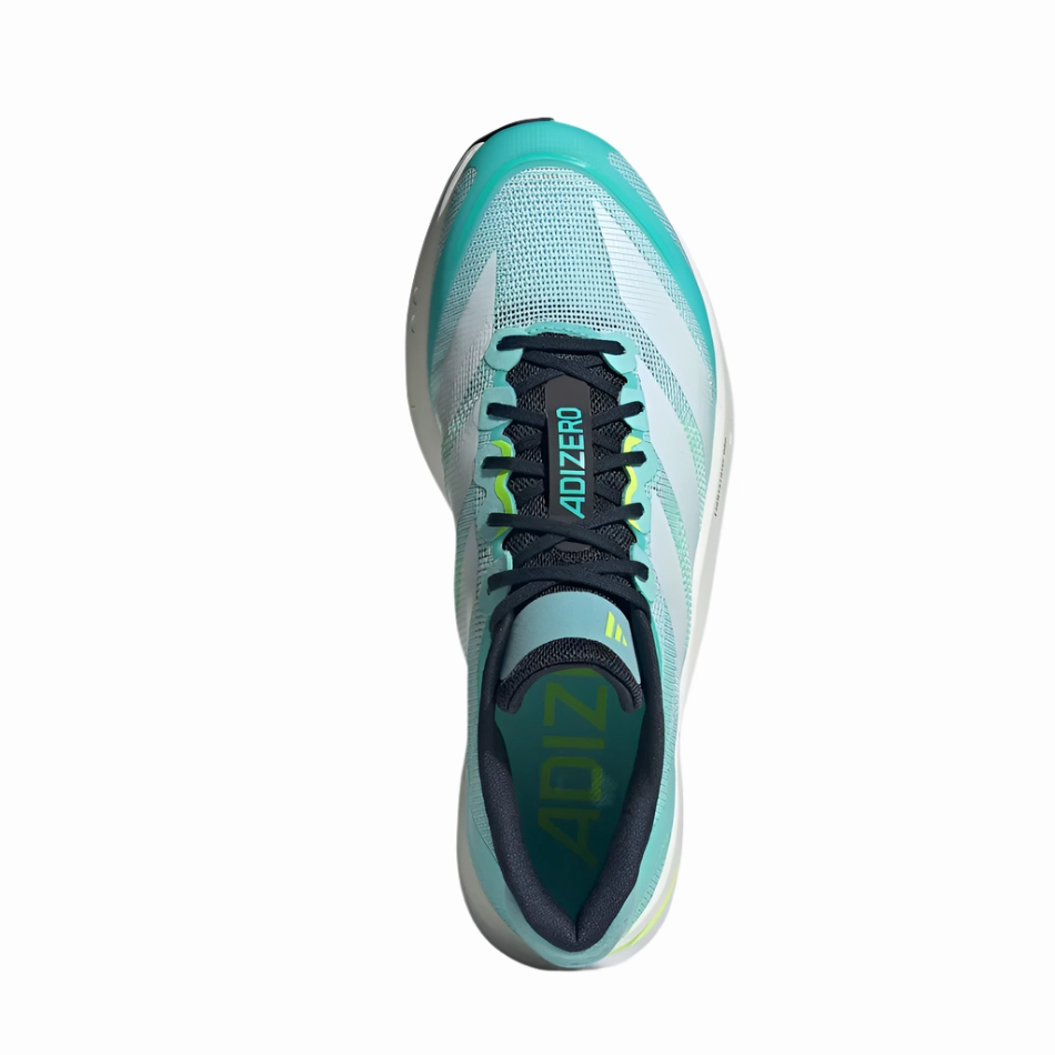 Under Armour Hovr Apex 3 Training Shoes Adidas Men's Boston 13 Running Shoes in Flash Aqua/Cloud White/Lucid Lemon AW25