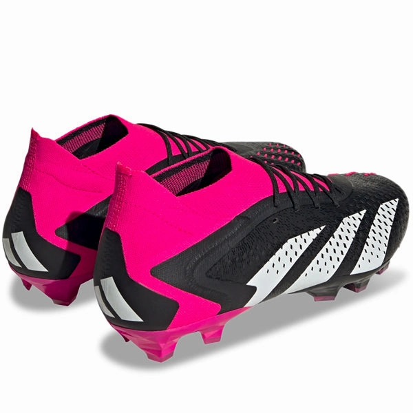 adidas Predator Accuracy.1 Firm Ground Soccer Cleats (Core Black/Team Shock Pink) Fg Soccer Cleats