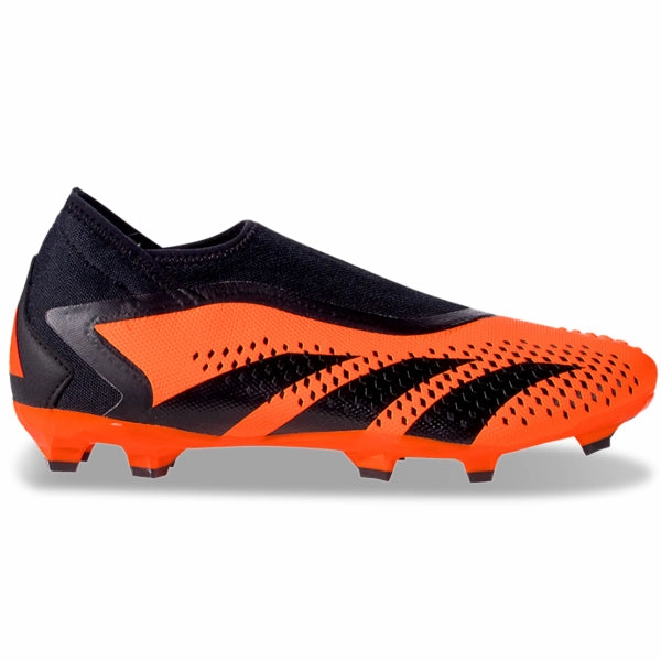 adidas Predator Accuracy.3 Laceless Firm Ground Soccer Cleats (Tea Solar Orange/Black) Diy Soccer Cleats