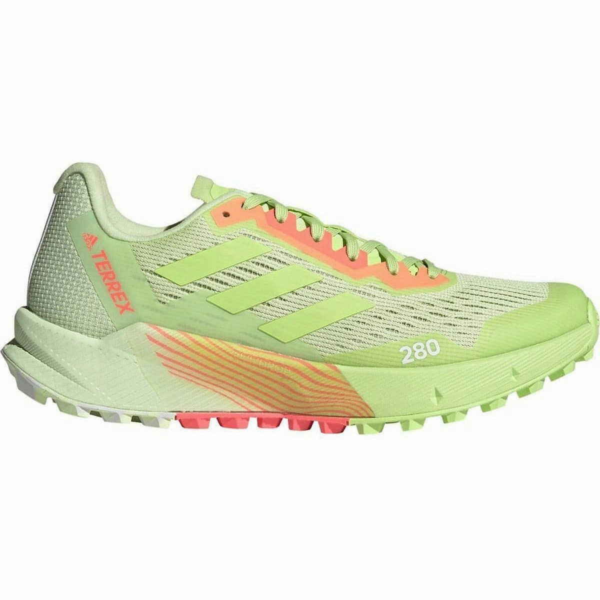 adidas Terrex Agravic Flow 2 Womens Trail Running Shoes - Yellow Gtx Trail Running Shoe