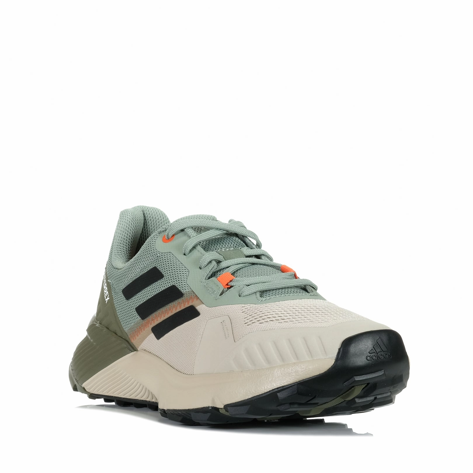 Adidas Terrex Soulstride Silver/Green Hybrid Trail Shoe