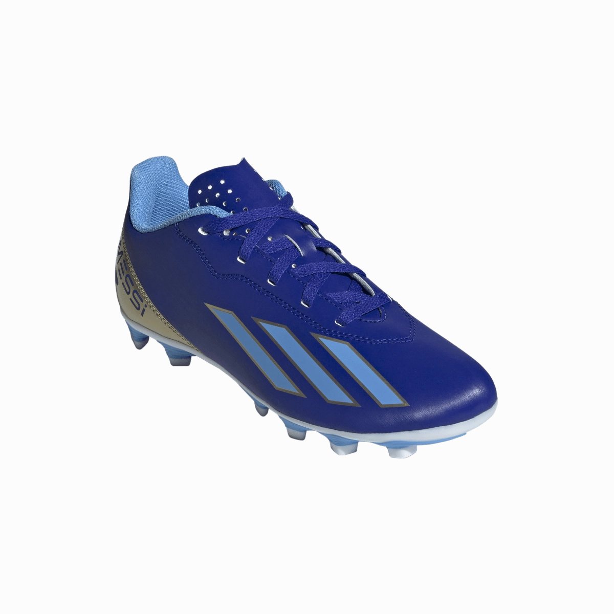 adidas X Crazyfast Messi Club Junior Soccer Cleats ID0720 Lucid Blue/Blue Burst/Cloud White Zoom Mercurial Vapor Soccer Cleats