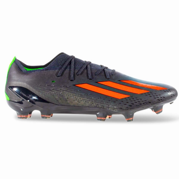 adidas X Speedportal.1 FG (Core Black/Solar Green/Solar Red) Indoor And Outdoor Soccer Cleats