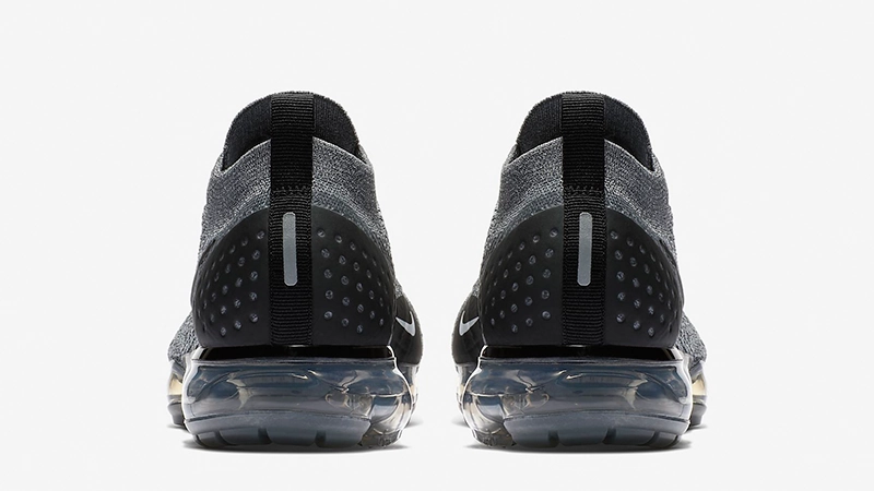 Red Nike Shoes Air VaporMax Flyknit 2 Black Dark Grey Shoes