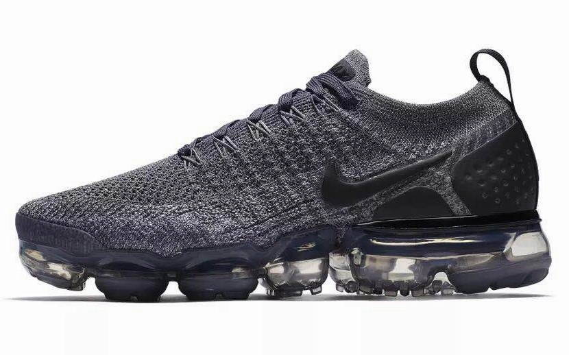 Air VaporMax Flyknit 2 Black Dark Grey Shoes Nike Basketball Shoes