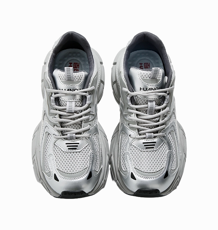 HUANQIU Shock Absorbers Slip Resistant Abrasion Resistant Breathable Chunky Sneakers Women's Hiking Shoes With Traction