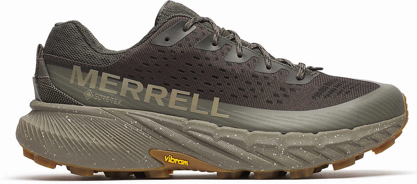 Merrell Agility Peak 5 GORE-TEX Mens Trail Running Shoes - Grey Trail Running Shoes Pavement