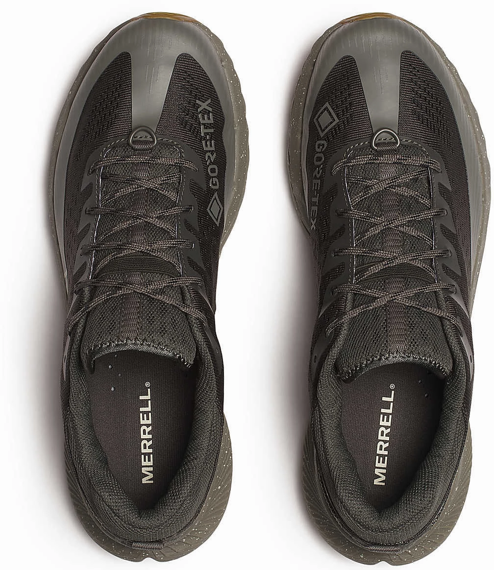 Merrell Agility Peak 5 GORE-TEX Mens Trail Running Shoes - Grey Trail Running Toe Shoes