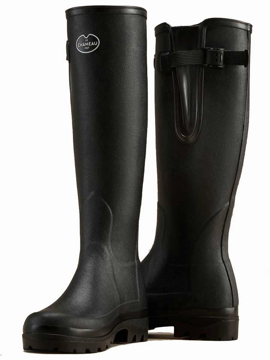 LE CHAMEAU Vierzonord Boots - Ladies Neoprene Lined - Black Vasque Insulated Hiking Boots