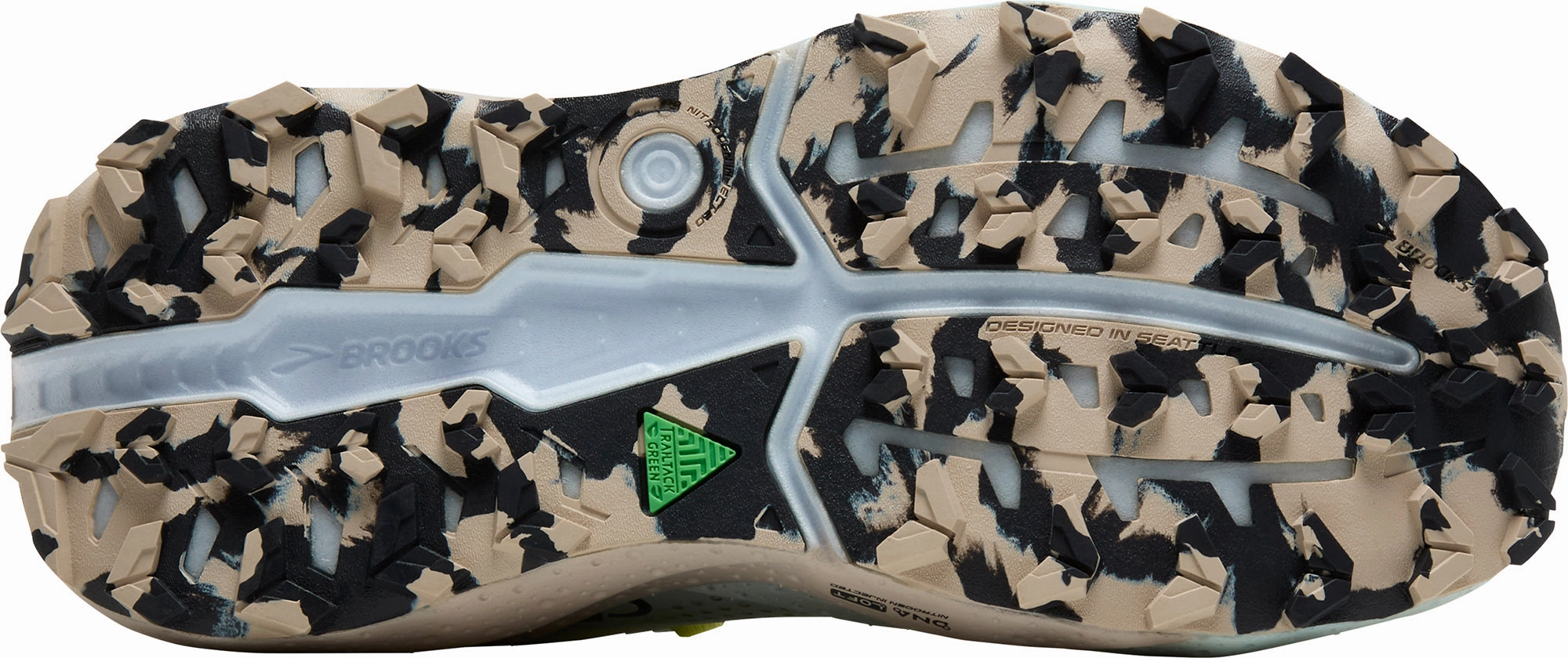 Brooks Caldera 8 Womens Trail Running Shoes - Blue Wide Trail Shoes