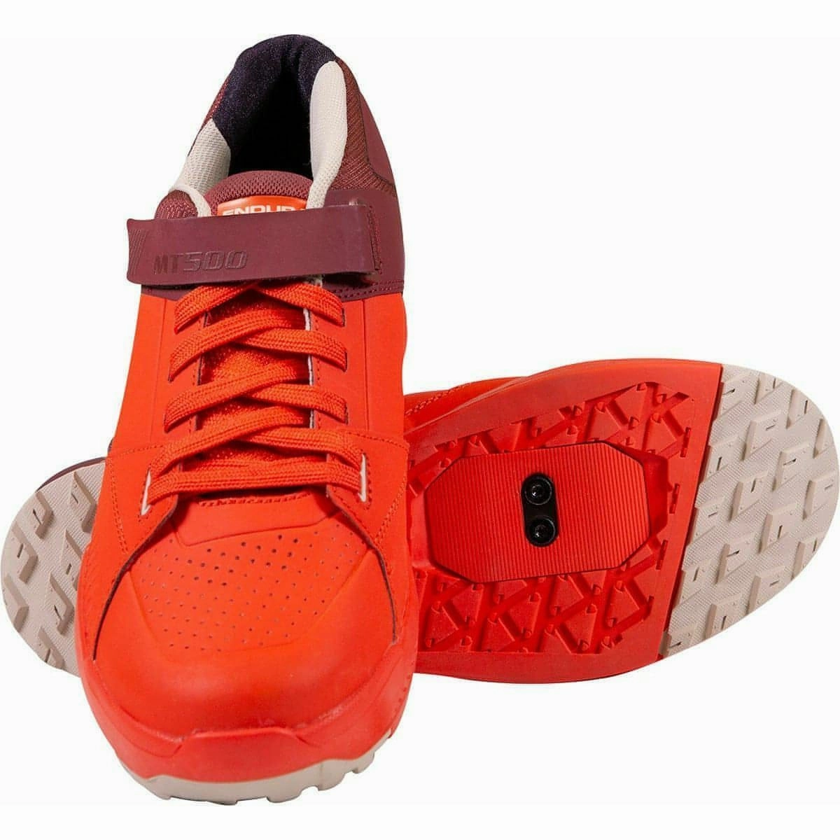 Endura MT500 Burner Clipless Mens MTB Cycling Shoes - Red Shoe Tree Appalachian Trail