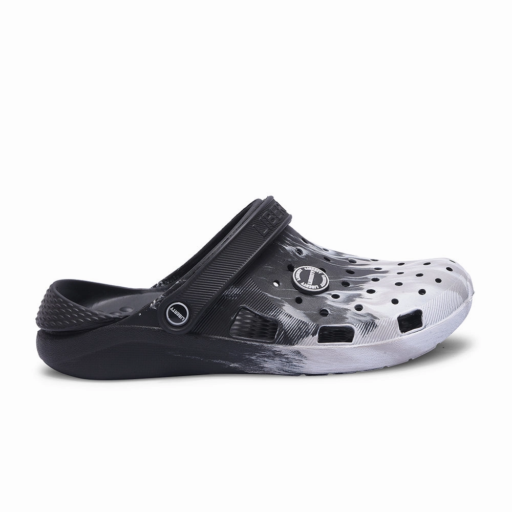 A-HA Black Slingback Clogs For Men LPMXT-961E By Liberty Terrain Sandals