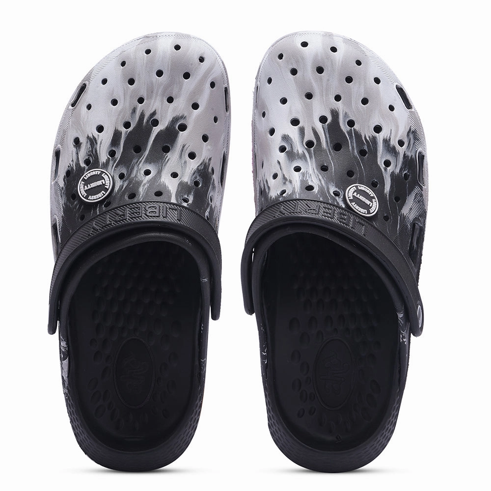 A-HA Black Slingback Clogs For Men LPMXT-961E By Liberty Sandals Guess