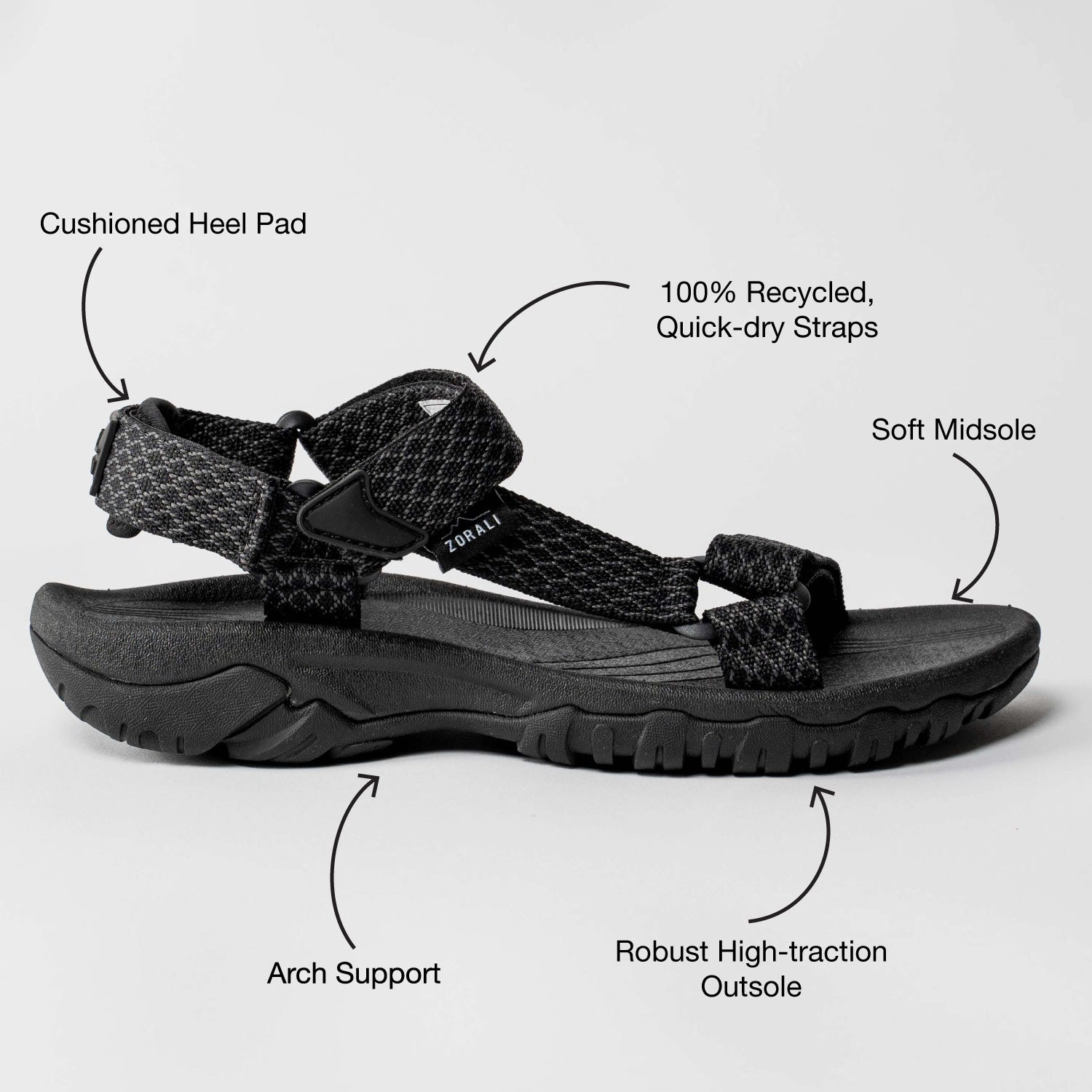 Mesa Trail Ii Mens Trailblazer Sandal Black