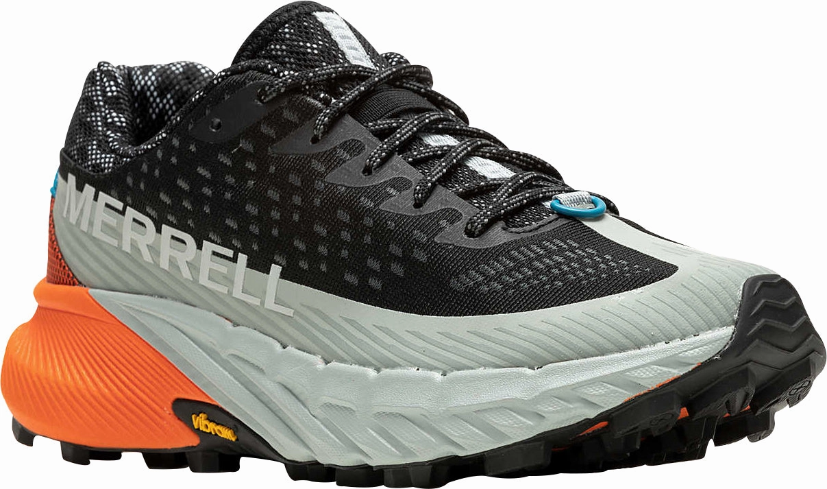 Slip On Trail Shoes -> Slip On Trail Shoes Merrell Agility Peak 5 Womens Trail Running Shoes - Black