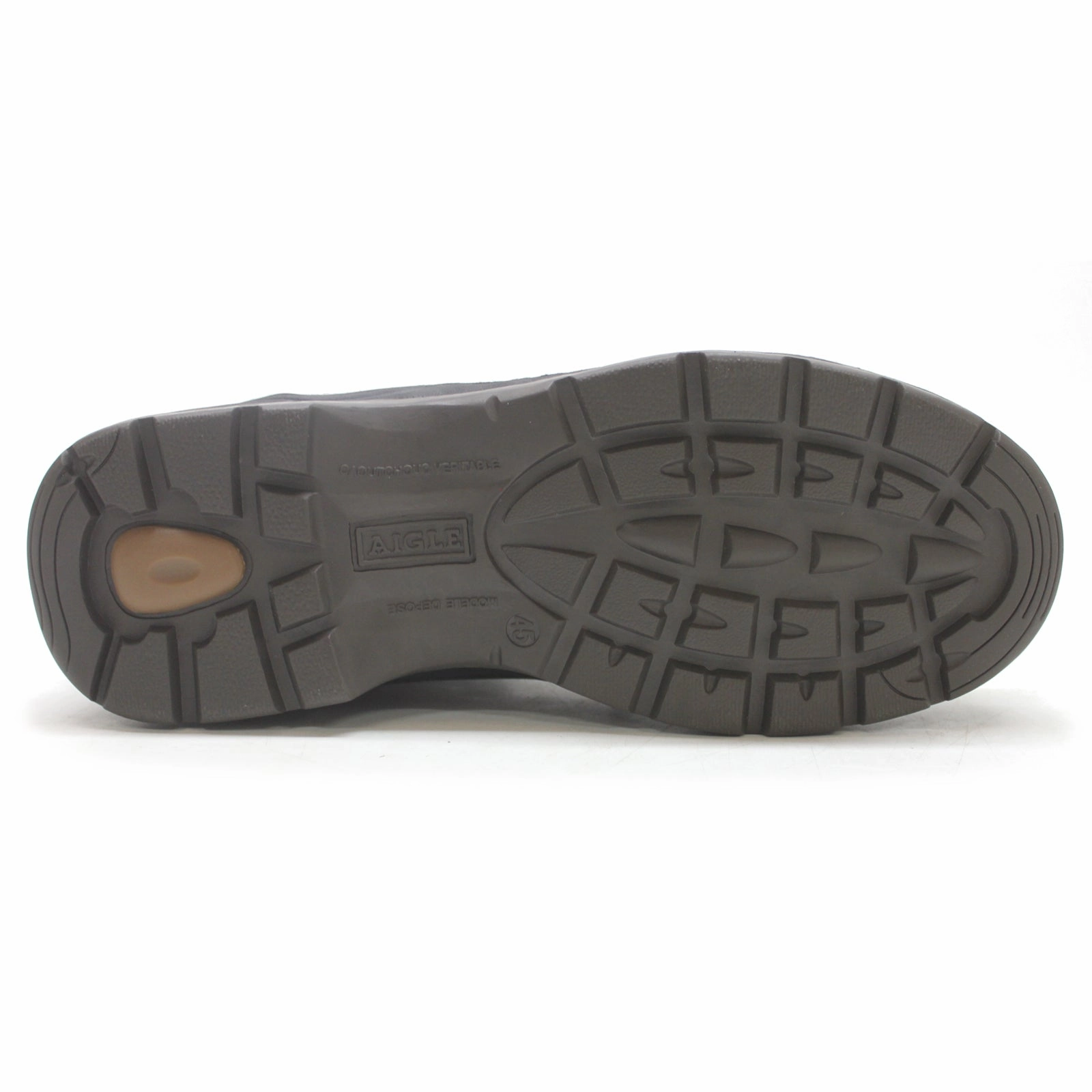 Aigle Picardie Leather Men's Ankle Marron Boots Sock Fitted Ankle Boots