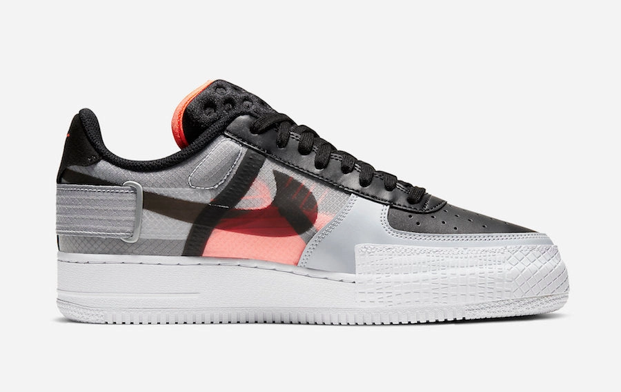 Greatest Nike Shoes Of All Time Air Force 1 Type Black Hyper Crimson Shoes
