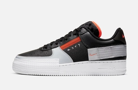 Air Force 1 Type Black Hyper Crimson Shoes Nyjah Huston Nike Shoes