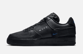 Nike Air Zoom Running Shoes Air Force 1 Type Black Photo Blue Shoes
