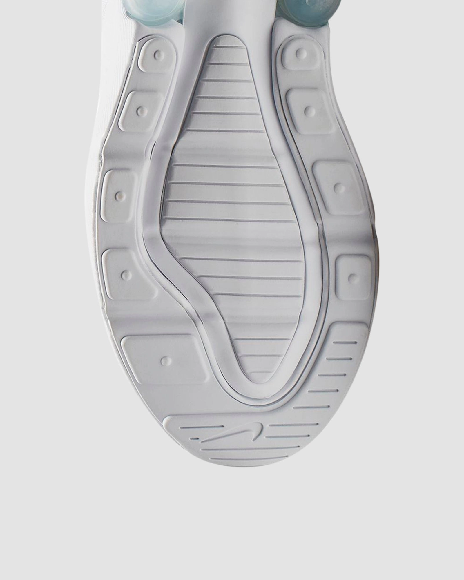 Air Max 270 Grade School White/White/Silver Skate Shoes Nike Sb