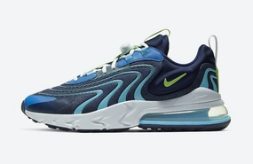 Nike Running Shoes Arch Support Air Max 270 React ENG Blue Green Shoes
