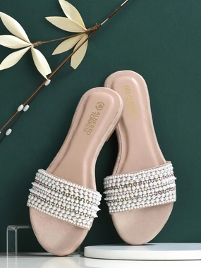 Sincerely Jules Sandals Alberto Torresi Synthetic Beige Flat Sandals for women