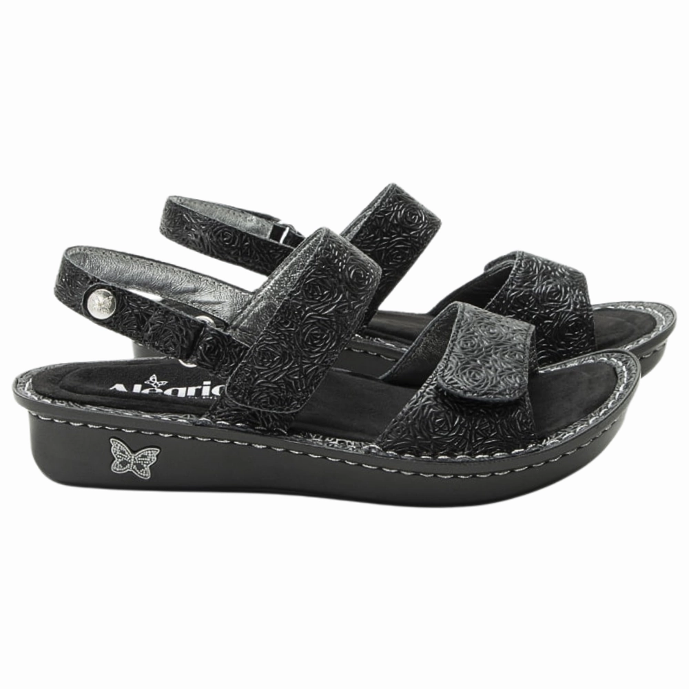 Sandals With Heel Alegria Verona Inky Leather Sandal (Women's)