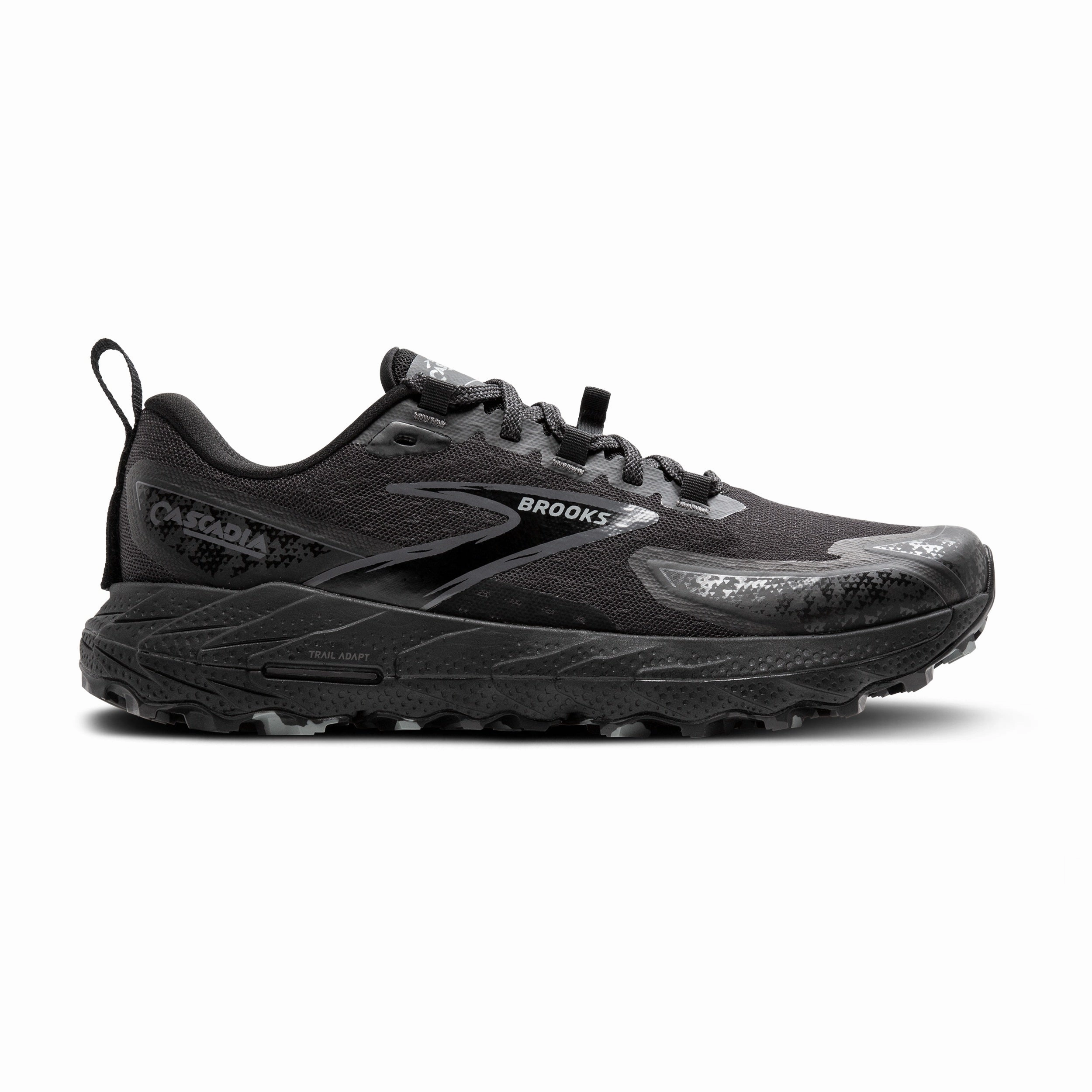 Best Road Running Brooks Cascadia 18 | Black / Blackened Pearl | Womens