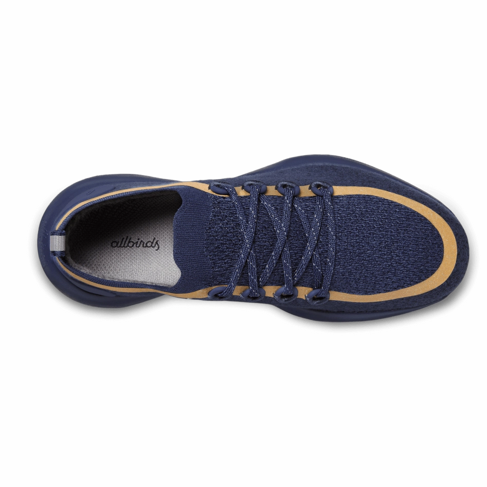 Trail Running Shoes Arch Support Allbirds Trail Runners SWT - Hazy Indigo (Hazy Indigo Sole)