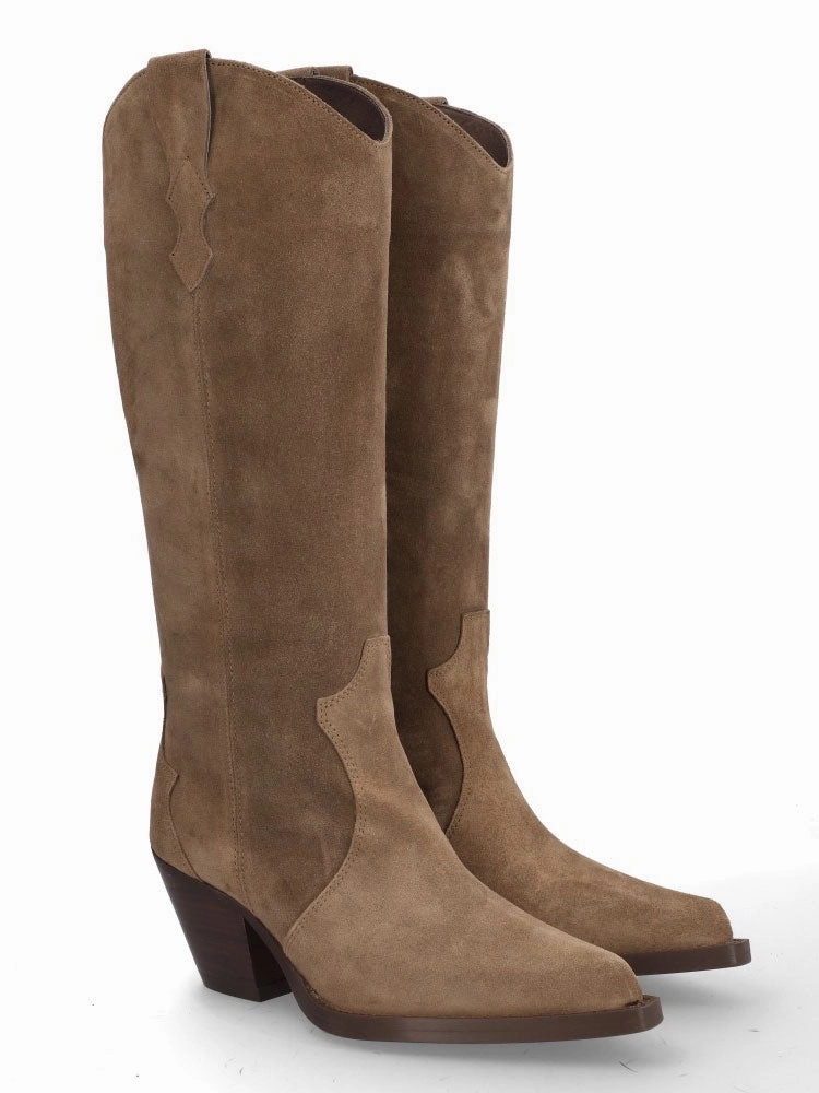Elasticated Knee High Boots Alpe Vendome Knee High Boots Sander