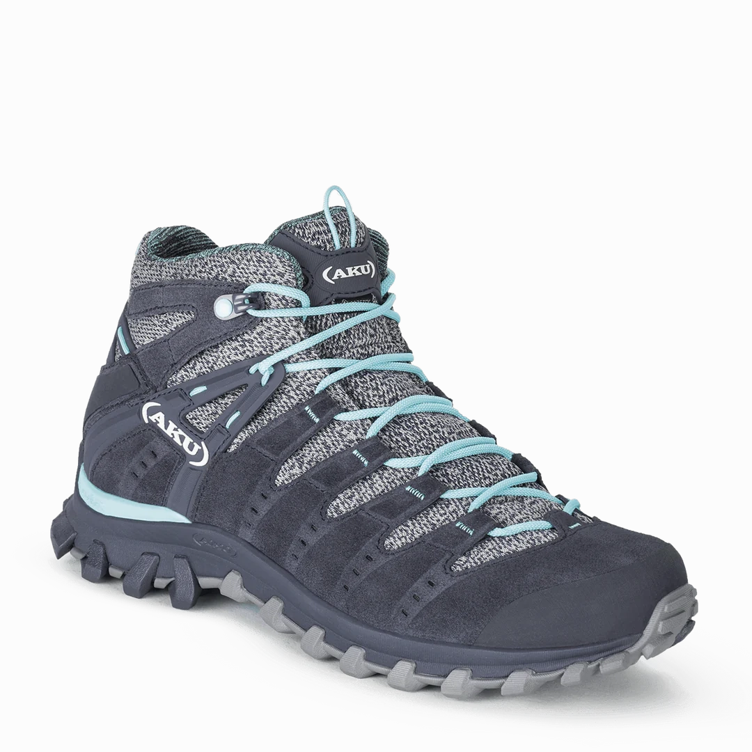 Best Made In Usa Hiking Boots Alterra Lite Mid GTX - Anthracite/Light Blue