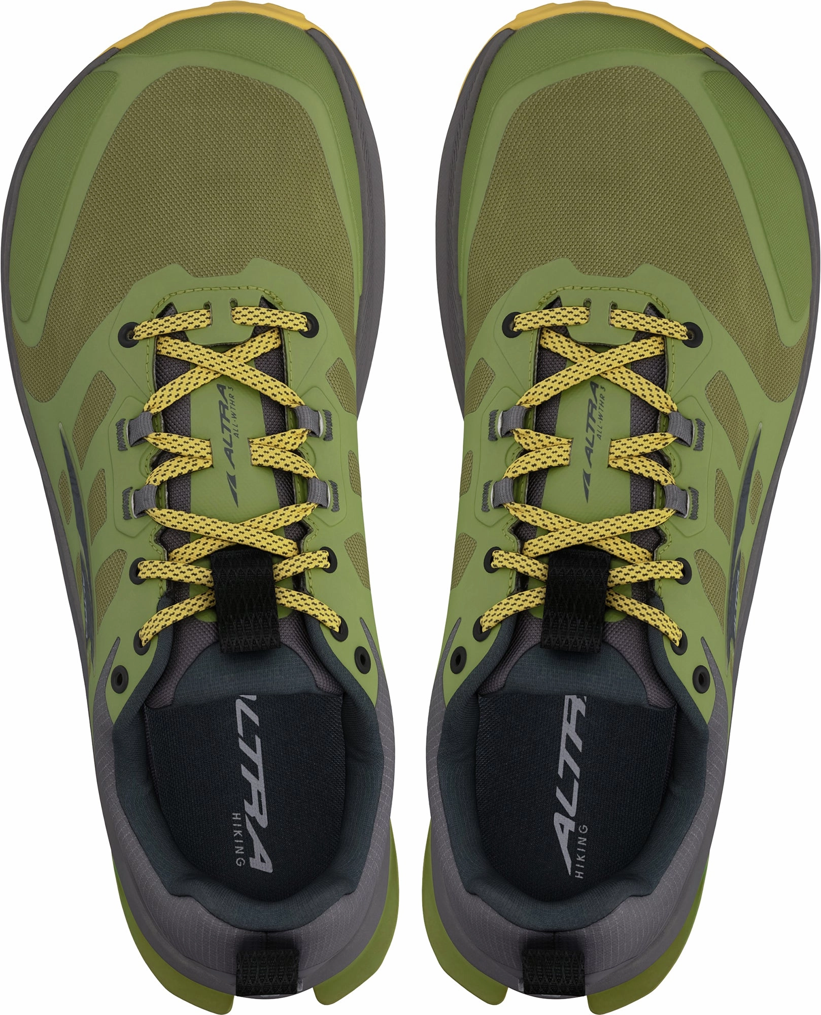 Altra Lone Peak 9 Waterproof Mens Trail Running Shoes - Green Marathon Trail Shoes