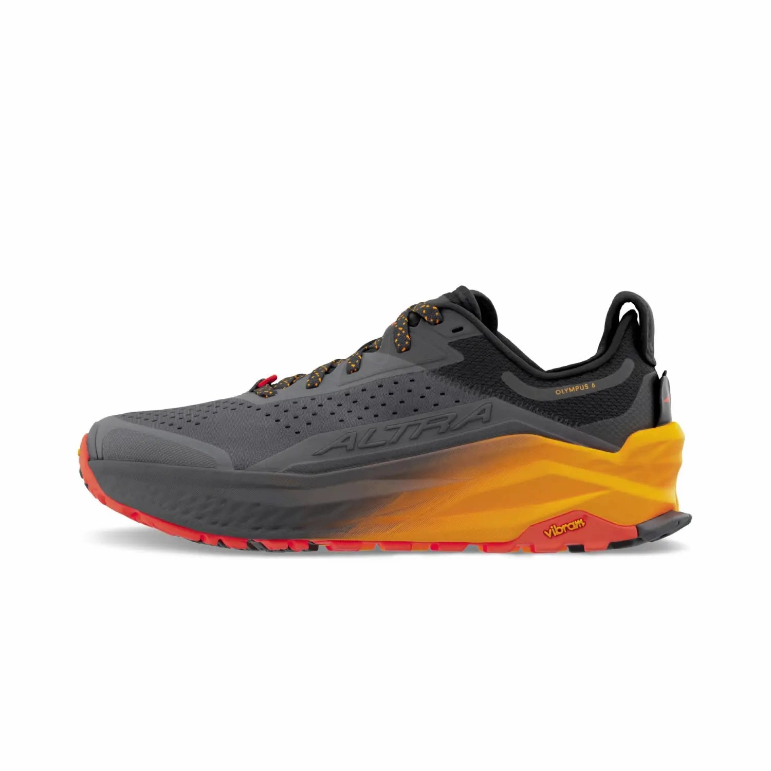 Fuga Trail Shoes Altra Olympus 6 Trail Running shoes For Men, Black/Orange