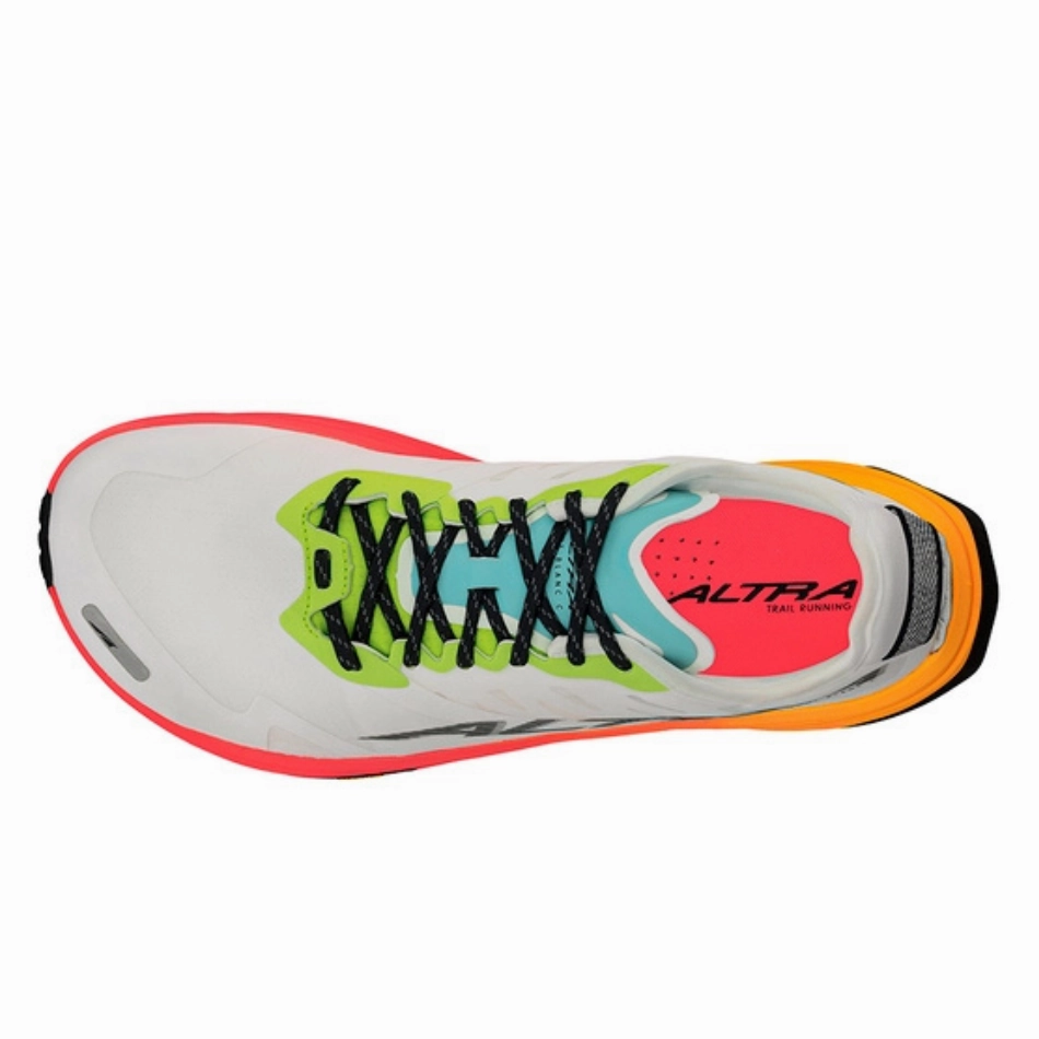 Appalachian Trail Shoe Tree Altra Women's Mont Blanc Carbon Trail Running Shoes in White/Orange AW25