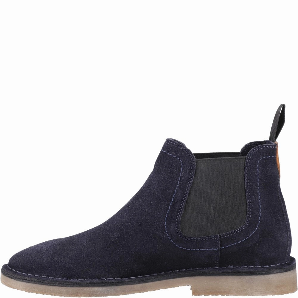 Women Hey Dude Ankle Boots Navy Shaun Suede Chelsea Boots