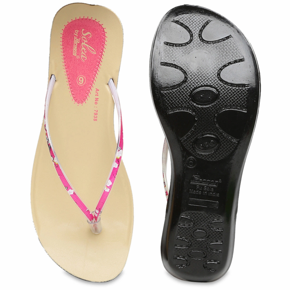Tiddies Flip Flops Women's Pink Solea Flip-Flops