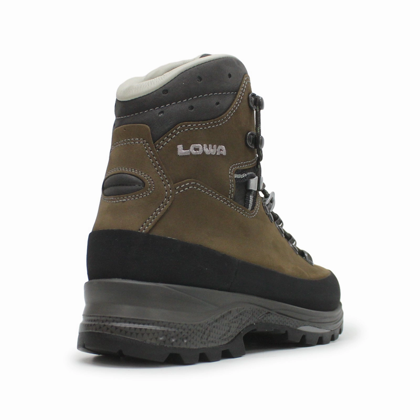 Bates Tora Bora Alpine Hiking Boots Lowa Tibet LL Nubuck Women's Ankle Dark Brown Slate Boots